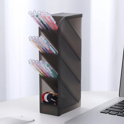 Multi-Layer Pen & Cosmetic Brush Holder – Organizer for Office and School Supplies