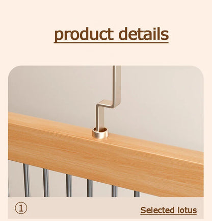 I KNOW 8-Hook Wood Clothes Hanger – High-Quality, Strong, Non-Slip Multi-Function Hanger for Caps, Belts & Household Use