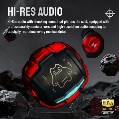 ZOMBIES CAT B12 Bean Wireless Earbuds - Bluetooth Sports Earphones with Deep Bass and Sport Lanyard