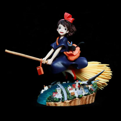 Kiki’s Delivery Service Figure – Cute Anime Girl Figurine, Desk Decoration & Collectible Toy Gift