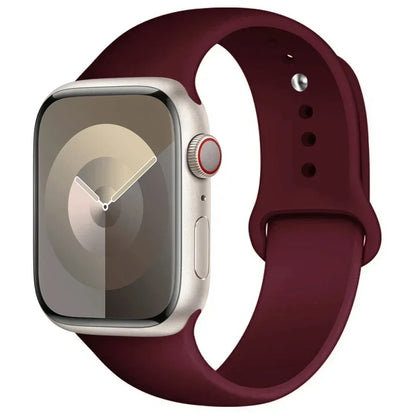 Silicone Sport Band for Apple Watch — Fits Ultra 2/3 & Series 11–SE (40–49mm)