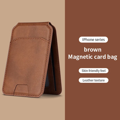 Luxury MagSafe Leather Wallet Case – Magnetic Card Holder for iPhone 16, 15, 14, 13, 12 Pro Max