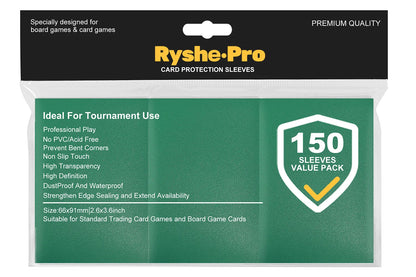 100Pcs 66×91mm Trading Card Sleeves - Soft Penny Sleeves for MTG, Yu-Gi-Oh! & Baseball Cards