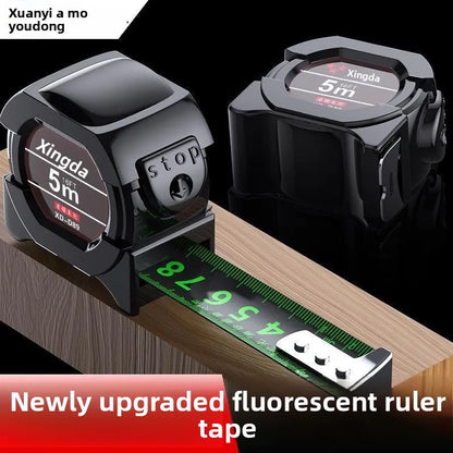Fluorescent Tape Measure - 5m/7.6m Widened, Thickened & Wear-Resistant Precision Measuring Tool