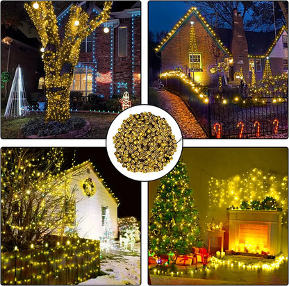 330LED Outdoor Solar String Lights – Fairy Lights with 8 Modes, 33m Waterproof Garland for Garden and Wedding Decoration