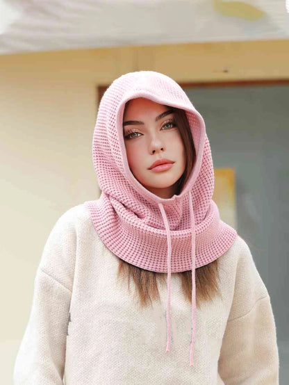 Women’s Winter Beanie Hat with Knit Balaclava – Neck Warmer & Ski Snow Scarf