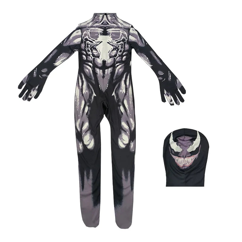 2025 Spiderman Cosplay Costume – Miles Morales Superhero Zentai Jumpsuit for Boys & Girls, Halloween & Carnival