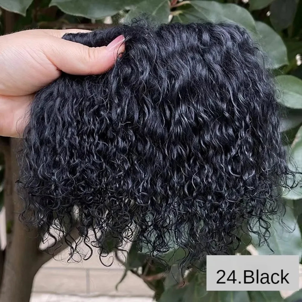 Mongolia Fur Sheepskin Curly Hair Extensions — Cute Wool Texture Wigs for SD, Blyth & BJD Dolls