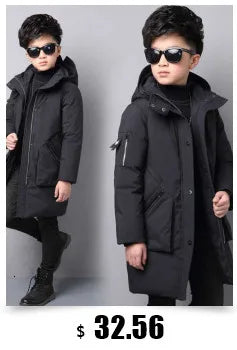 Children’s Winter Clothing Set – Baby Down Jacket Parka & Thick Snowsuit for Boys and Girls