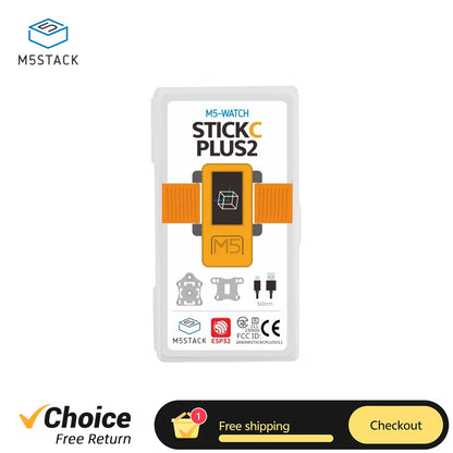 M5Stack M5StickC PLUS2 ESP32-PICO IoT Development Kit - WiFi, IR, 1.14-inch TFT Screen IoT Controller