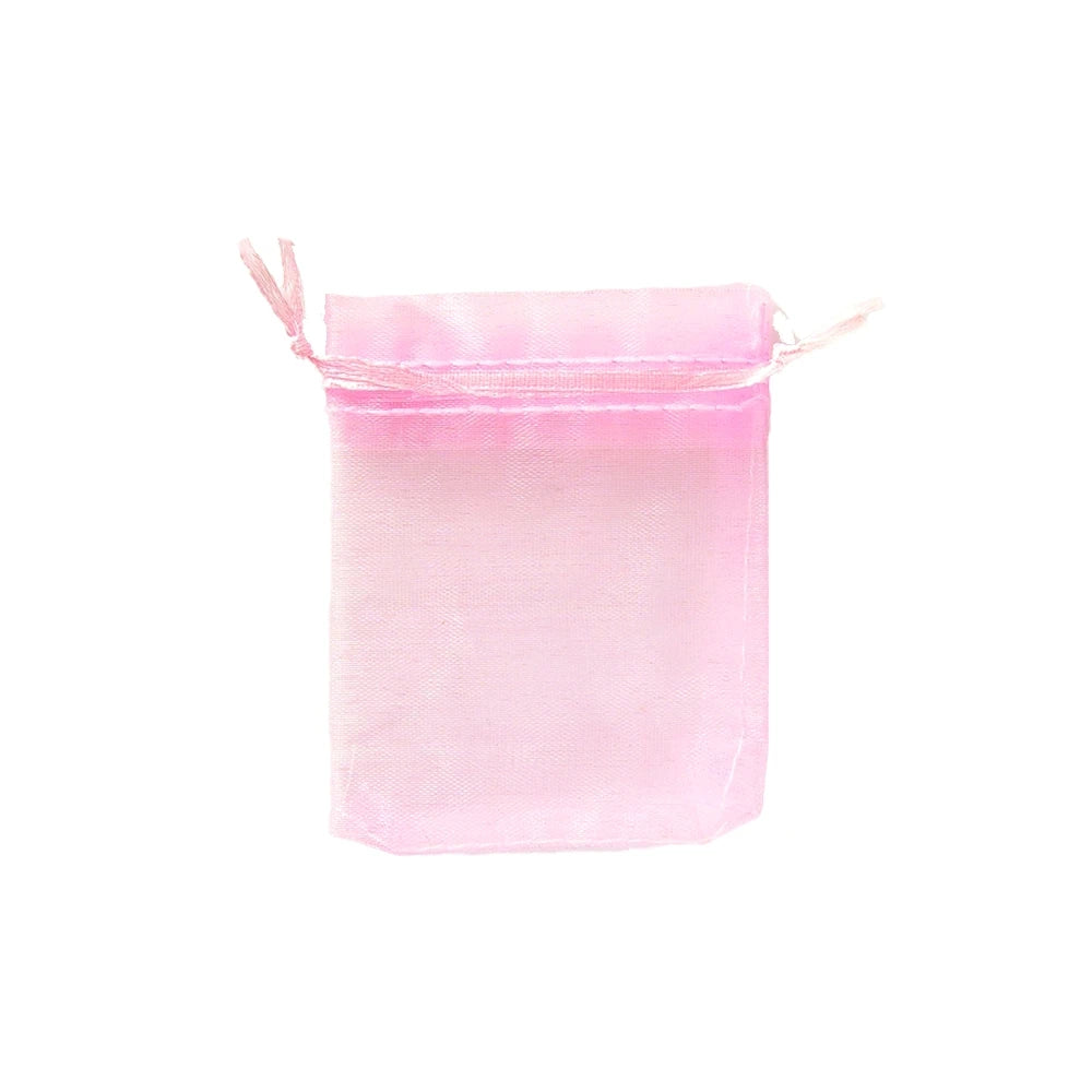 50pcs Gold Drawstring Bags – Jewelry, Candy, and Gift Pouches for Small Business Packaging