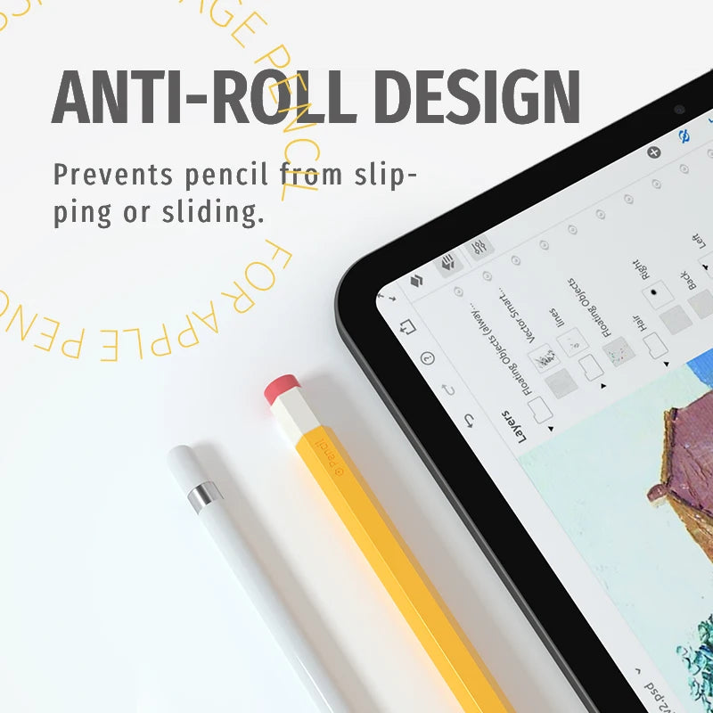 Silicone Pencil Case for Apple Pencil 2nd & 1st - Tablet Touch Stylus Pouch - Portable Protective Cover