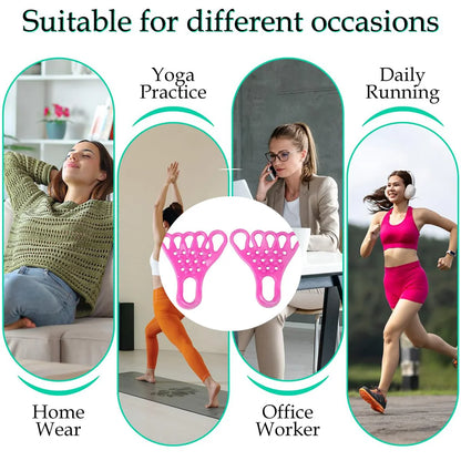 Toe Alignment Trainers - Valgus Orthotics, Arch Support & Foot Stretching Straps