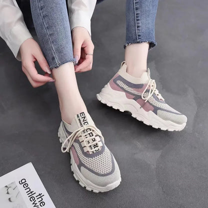 2025 Women’s Ultra-Light Running Shoes – Spring Mesh Non-Slip Breathable Soft-Soled Sports & Casual Shoes
