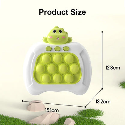 Electronic Pop Light-Up Bubble Game Handle Toy - LED Anti-Stress Fidget Toy for Fun and Stress Relief
