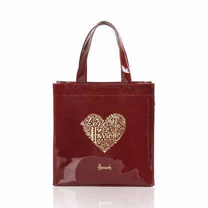 Simple Stylish PVC Reusable Shopping Bag – Luxury Eco-Friendly Waterproof Tote for Summer Beach