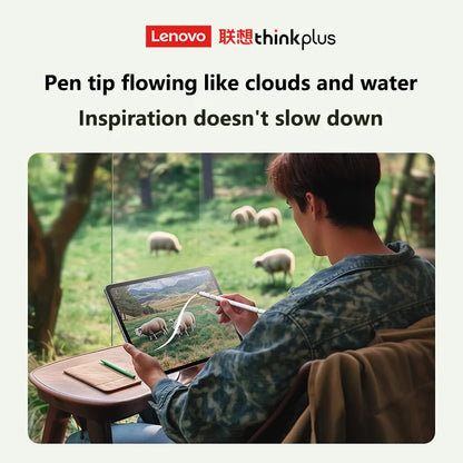 Lenovo Universal Stylus with 3 Pen Tips – Compatible with Android, iOS, iPad, Apple Pencil, Huawei, Xiaomi & Samsung Tablets