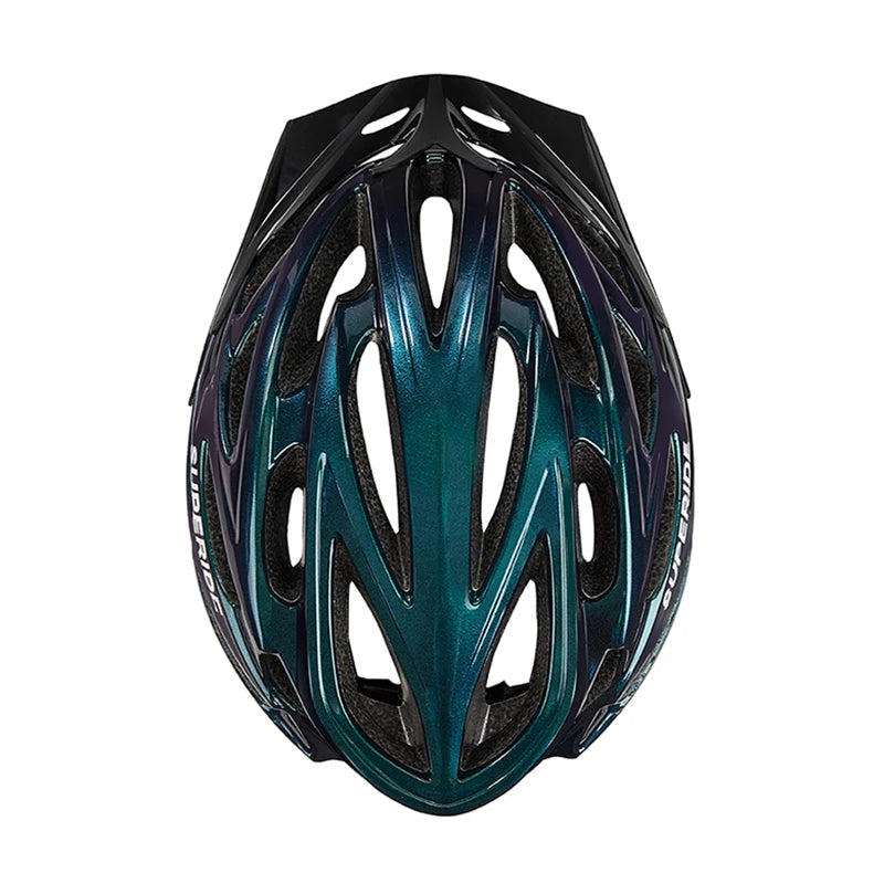 SUPERIDE Ultralight Cycling Helmet - In-Mold Road & MTB Bike Helmet with Magnetic Goggles & Sun Visor for Men & Women