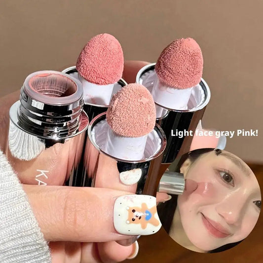 Velvet Liquid Blush - Matte Sponge Applicator for Natural Long-Lasting Cheek Color & Contour
