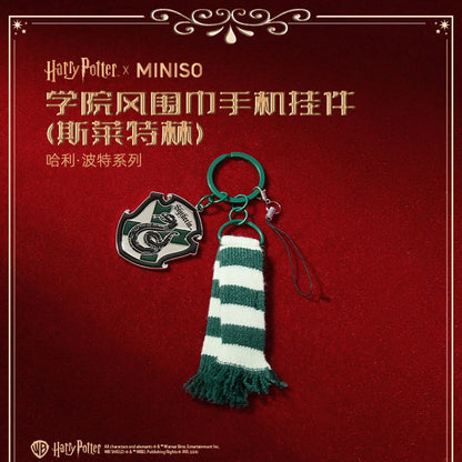 Original Harry Potter Gryffindor Scarf Keychain – Preppy Style Mobile Chain Bag Ornament Gift