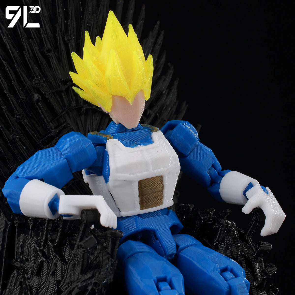 9L3D Articulated Lucky13 & Dummy13 Action Figure - Dragon Ball Goku, Vegeta & Beerus Anime Collectible Toy for Boys