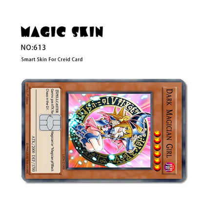 Anime Yu-Gi-Oh! Yugi Muto 2.5D HD Matte PVC Sticker — Waterproof Skin for Credit & Debit Cards