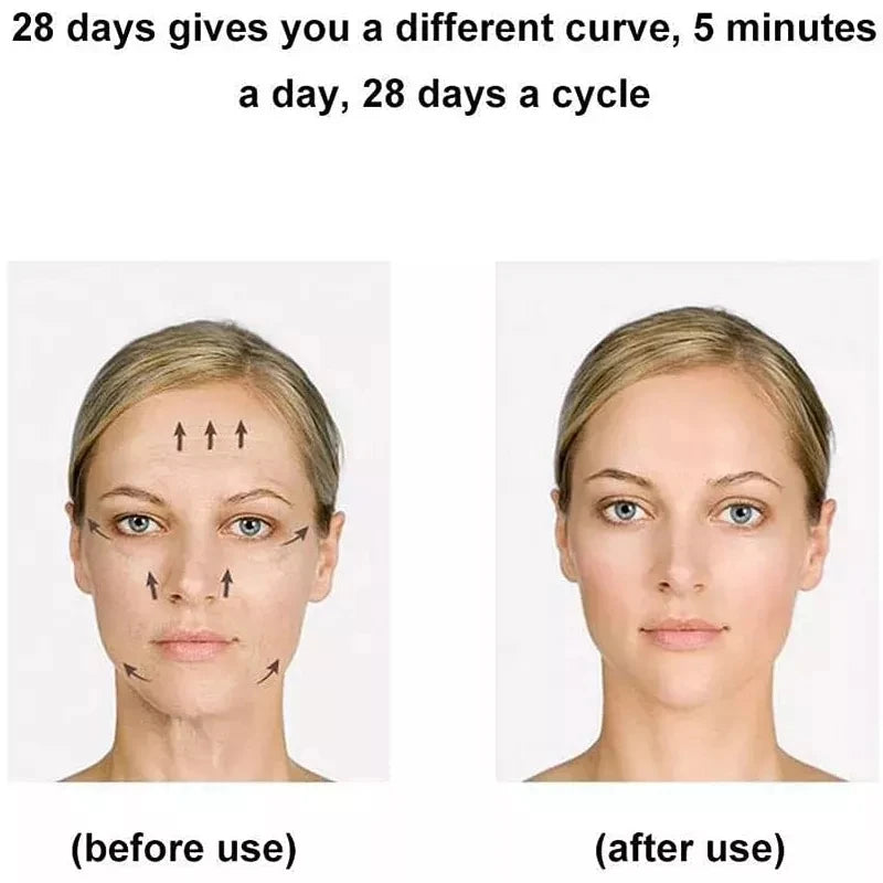 Microcurrent Facial Massager Roller – EMS Face Lift & Anti-Wrinkle Skin Tightening Tool for Firming & Slimming