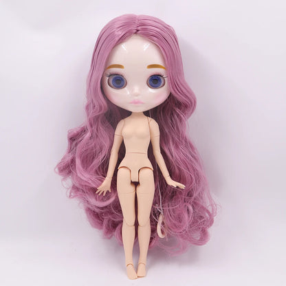 ICY DBS Blythe Doll 1/6 Joint Body 30cm BJD – Shiny Face with Extra Hands, DIY Fashion Doll Gift