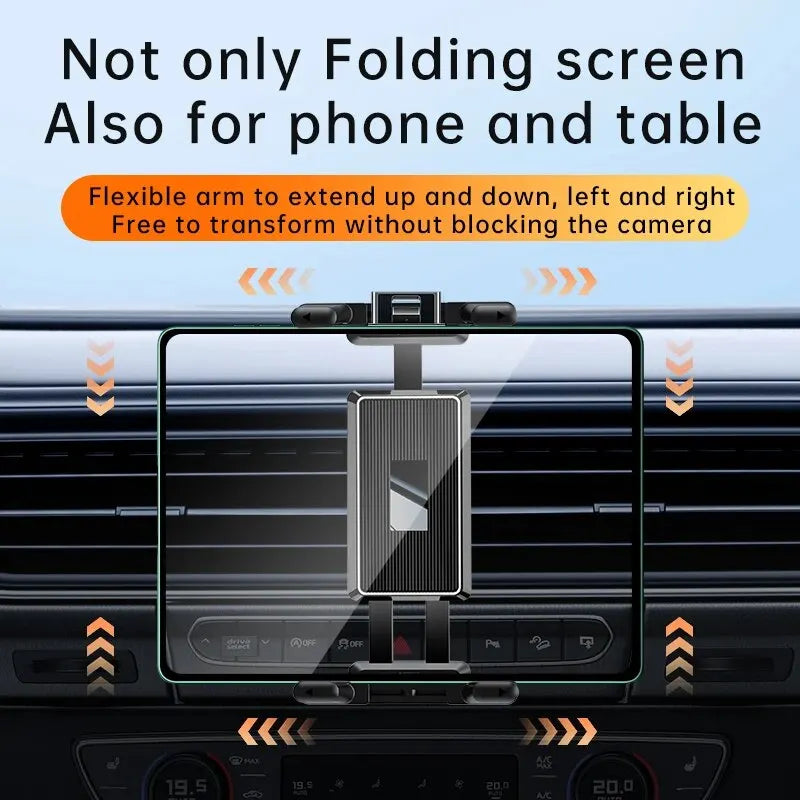 Universal Car Air Vent Tablet Holder - Adjustable Mount Stand for iPad 7"-12.9" Tablets and Phones