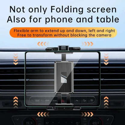 Universal Car Air Vent Tablet Holder - Adjustable Mount Stand for iPad 7"-12.9" Tablets and Phones