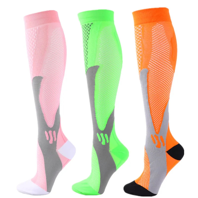 3 Pairs Compression Socks 30 mmHg — S-XXL Medical Socks for Edema, Diabetes & Varicose Veins