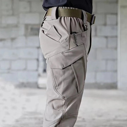 Men's Spring & Autumn Cargo Pants — Elastic Outdoor Trousers for Hiking, Trekking, Camping, Running & Cycling