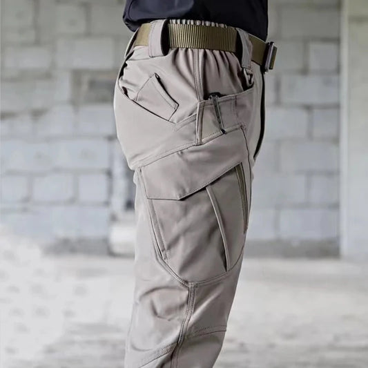 Men's Spring & Autumn Cargo Pants — Elastic Outdoor Trousers for Hiking, Trekking, Camping, Running & Cycling
