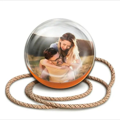 3D Crystal Ball Video Lamp – 2.7-Inch DIY Memory Art Glass Sphere Pixel Display with 4GB Video Player Gift