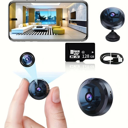 Xiaomi A11 Mini WiFi Security Camera - 1080P HD Wireless Rechargeable Monitoring Camera with Motion Detection & Remote Video Recording
