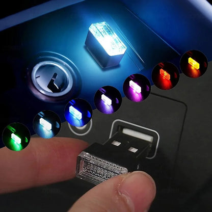 Mini USB LED Car Light – Plug & Play Interior Atmosphere Lamp, Emergency & Decorative USB Auto Lighting by Stonego