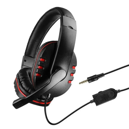 3.5mm Wired Gaming Headset with Microphone – Stereo Headphones for PS4, PC & Computer Chat