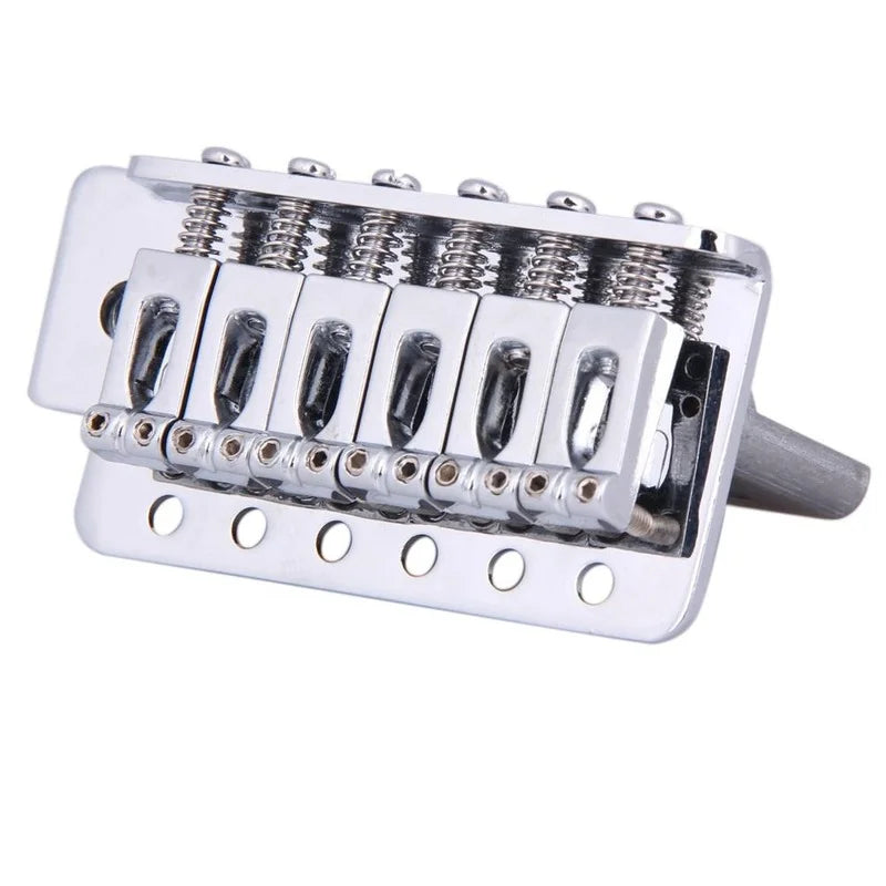 6-String Guitar Bridge Saddle Tailpiece — Tremolo Bridge for Strat SQ ST Electric Guitars, Standard Guitar Accessory