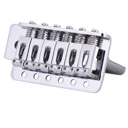 6-String Guitar Bridge Saddle Tailpiece — Tremolo Bridge for Strat SQ ST Electric Guitars, Standard Guitar Accessory