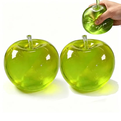 Squishy Apple Fidget Toy - Slow-Rising Fruit Stress Relief & Sensory Toy
