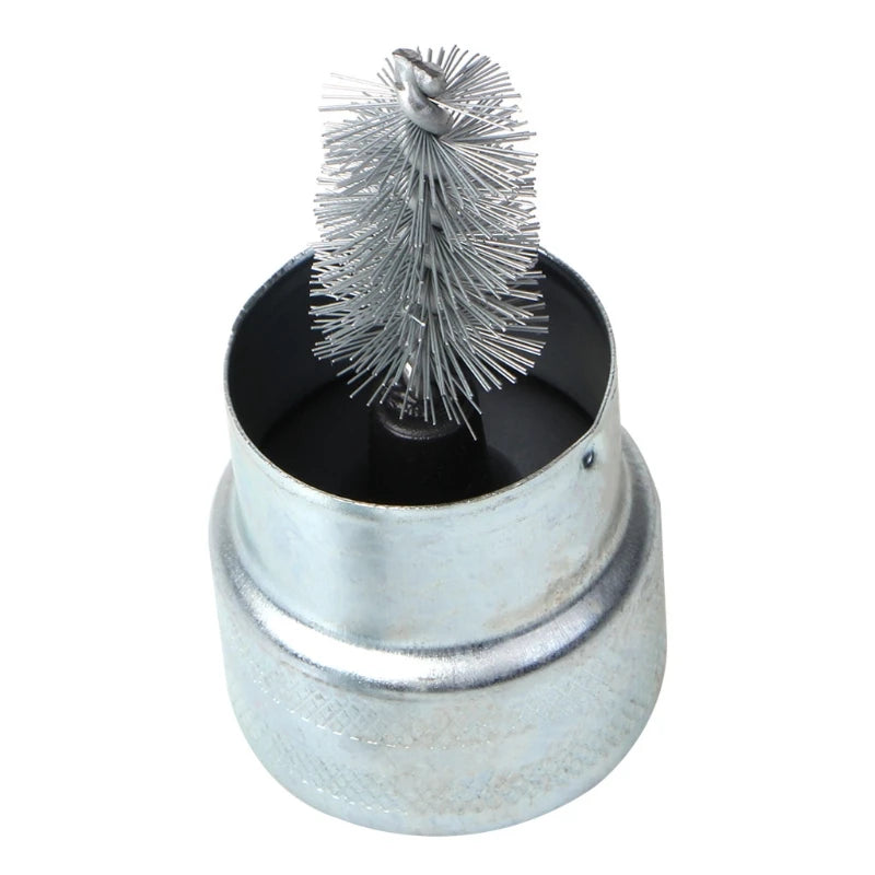 Stainless Steel Car Battery Post Terminal Cleaner Tool - Silver Vehicle Maintenance Brush U90C