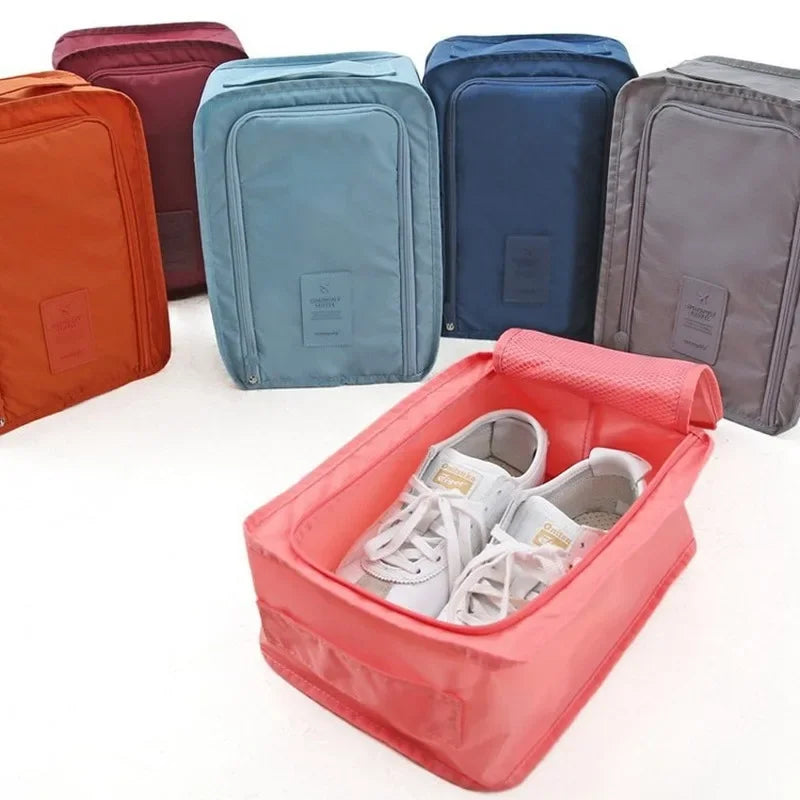 Multifunctional Waterproof Travel Bag – Portable Nylon Organizer for Shoes, Clothing, and Storage Pouch