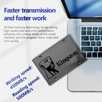 Kingston A400 SATA III 2.5" SSD – Internal Solid State Drive 120GB/240GB/480GB/960GB High-Speed Storage for Laptop & Desktop PC Upgrade