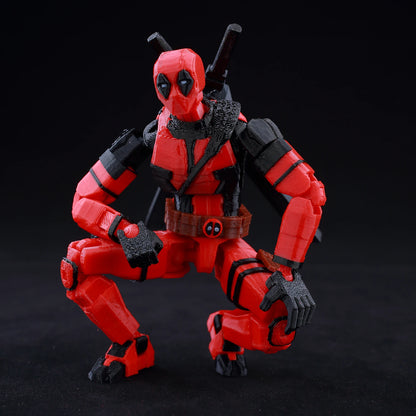 9L3D Lucky13 T13 Action Figures — 3D Printed Deadpool, Wolverine, Batman, Spider-Man & Venom Anime Model Toys, Collectible Gift