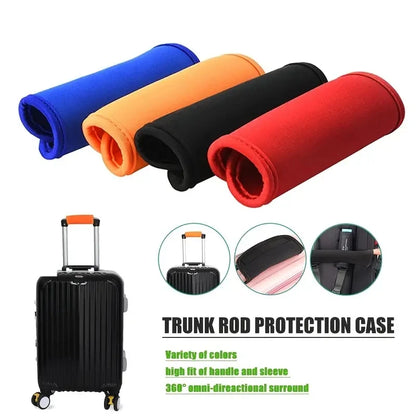 Neoprene Luggage Handle Wrap - Comfortable Grip Identifier and Protective Cover for Suitcase and Stroller