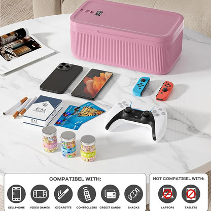 Lock Box with Locker – Secure Storage Safe for Office, School, Home, Medicine, Food, Snacks, and Files