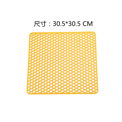 Food-Grade Silicone Hollow Insulation Mat – Non-Slip Kitchen Sink Protector & Desktop Table Mat