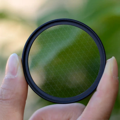 Lightdow 6 Line Star Lens Filter – Available in Sizes 49mm 52 55 58 62 67 72 77 82mm for Canon, Nikon, Sony DSLR Cameras