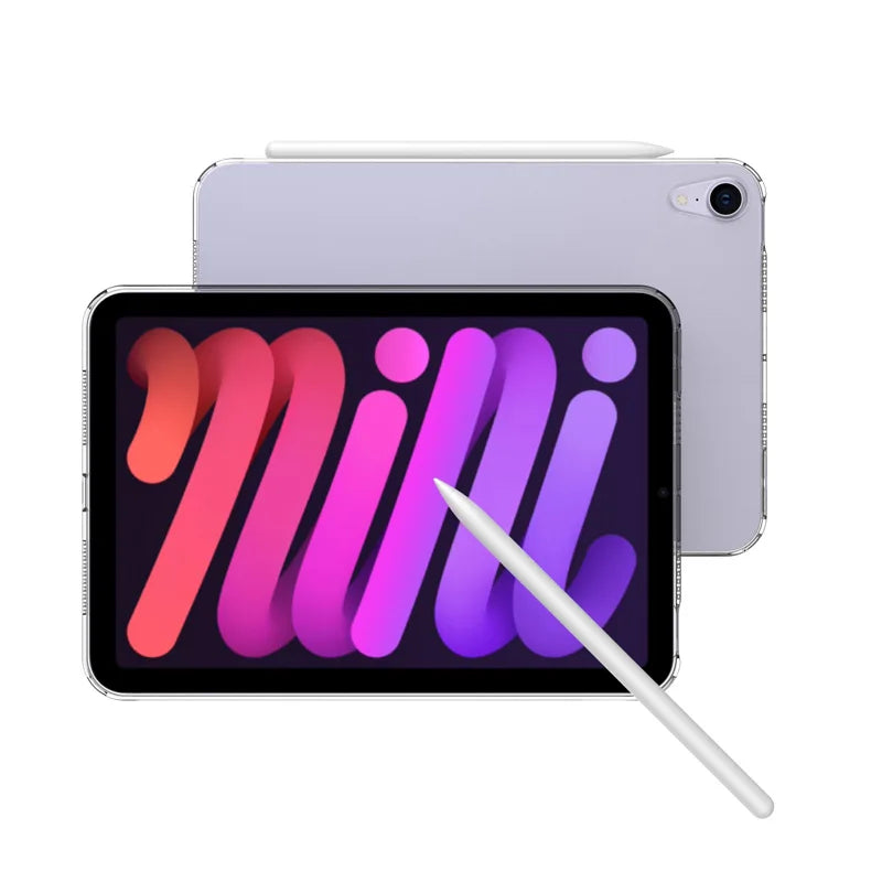 Ultra Thin Transparent Silicone Case for iPad Mini 6, 5, 4 – Soft Protective Cover for 8.3” & 7.9” (2021 & 2019 Models)