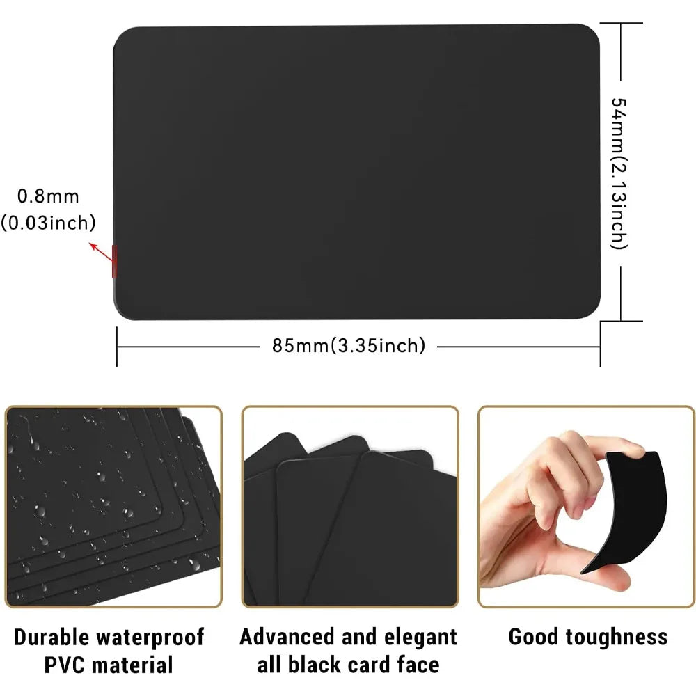 5-10PCS NTAG215 Blank NFC Cards 13.56MHz - Waterproof PVC RFID Tags with 504 Bytes for NFC Phone & TagMo Applications